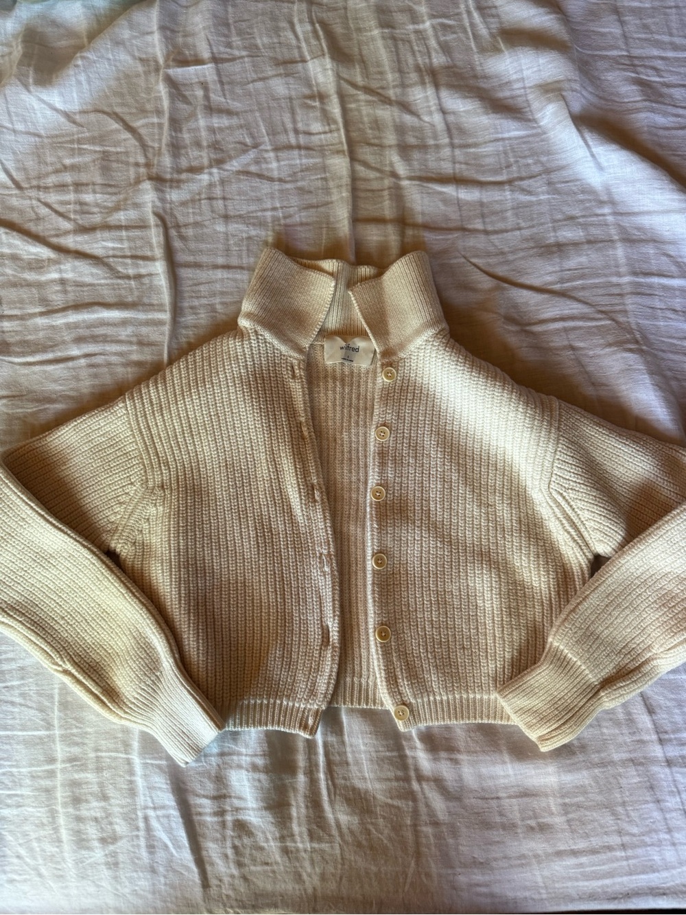Wilfred 100% Merino Wool Cardigan